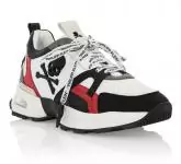 mode chaussures discount chaussures philipp plein homme runner skull colorway